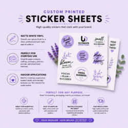 Sticker Sheet - Matte White