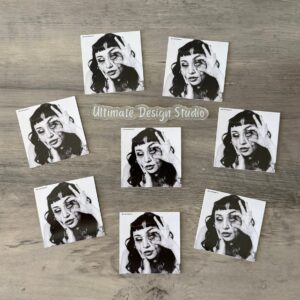 Scratch/Water Resistant Stickers (white matte)