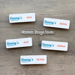 Custom Name Tags (1"x3" Magnetic)