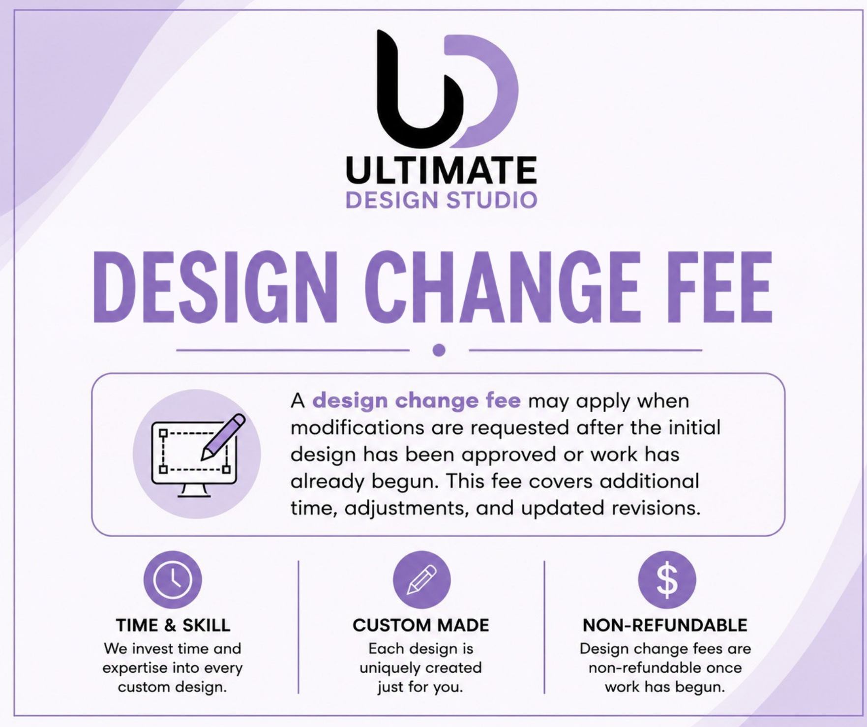 Design Change Fee