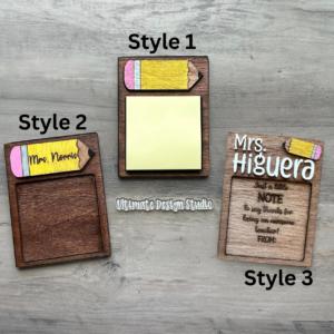 Sticky Note Holder - Teacher