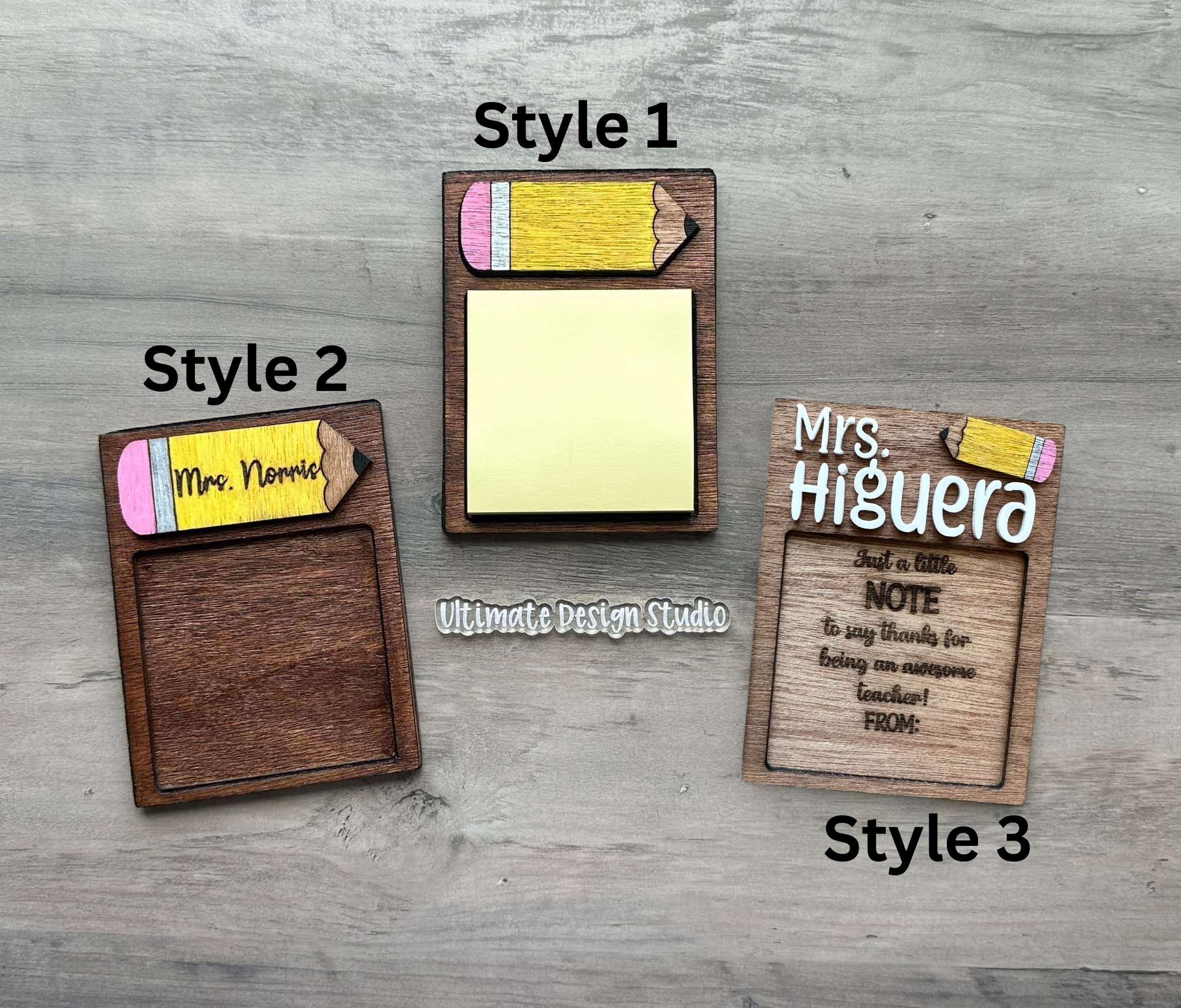 Sticky Note Holder - Teacher