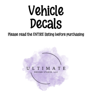 Vehicle Decals