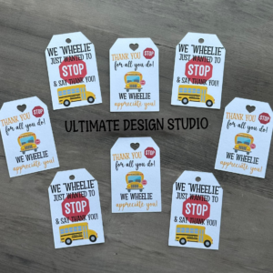 Bus Driver Appreciation Tags