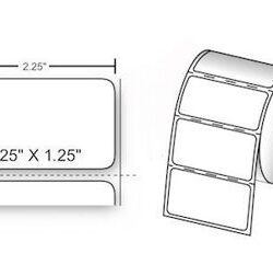 Rectangle Thermal Stickers