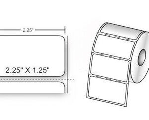 Rectangle Thermal Stickers