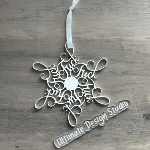 F*ck Snowflake Ornament