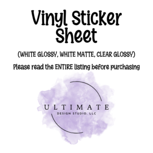 Sticker Sheet (vinyl)