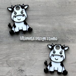 Stanley Cup Topper - Cow