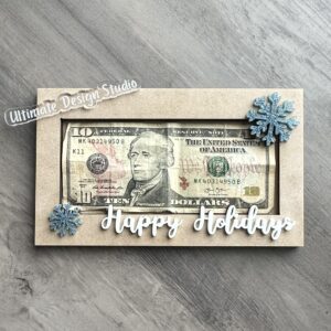 Happy Holidays Money Holder