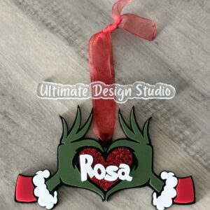 Personalized Grinch Ornament
