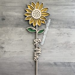 Wooden Sunflower