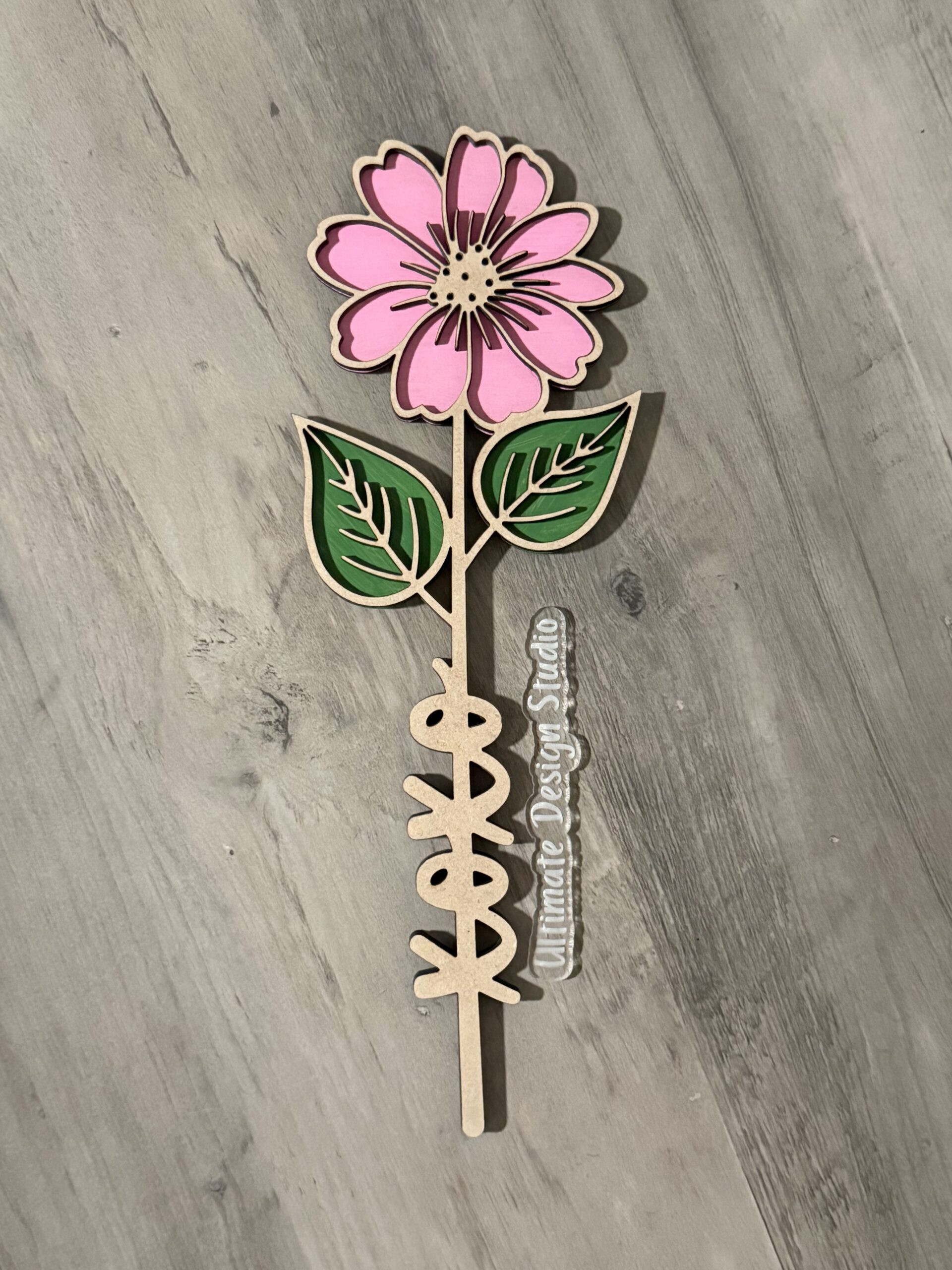 Wooden Wildflower