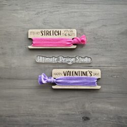 Wooden Hair Tie Holder