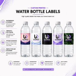Water Bottle Labels/Stickers